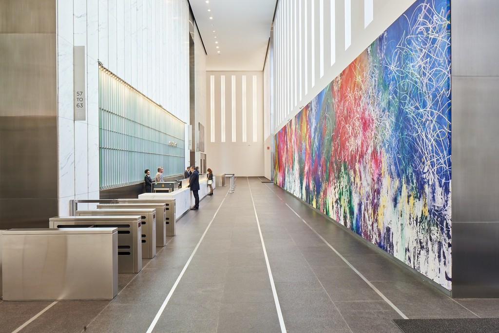 José Parlá
ONE: Union of the Senses
2014
Acrylic, Ink, Gesso and Enamel Paint on Wood.
14.5 feet by 90 feet
José Parlá
ONE: Union of the Senses
2014
Acrylic, Ink, Gesso and Enamel Paint on Wood.
14.5 feet by 90 feet