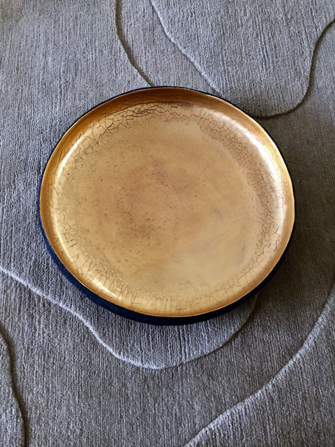 Cristina Salusti, ‘Round CERAMIC with 22k Gold inside’, 2017, Valerie Goodman Gallery