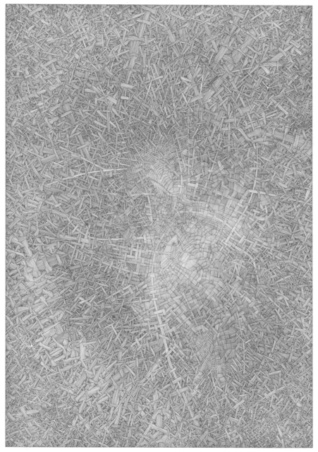 Daniel Zeller, ‘Placement’, 2018, Drawing, Collage or other Work on Paper, Ink on paper, Pierogi