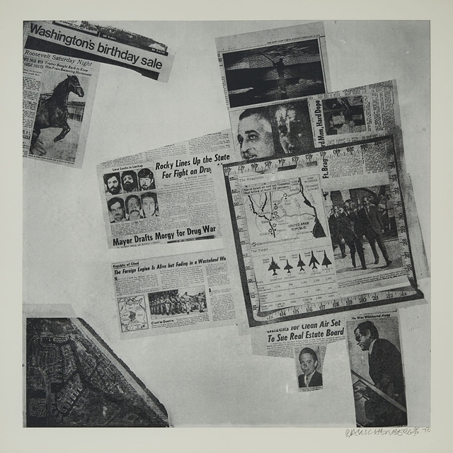 Robert Rauschenberg, ‘Features From Currents (From Currents, #57)’, 1970, Waddington's