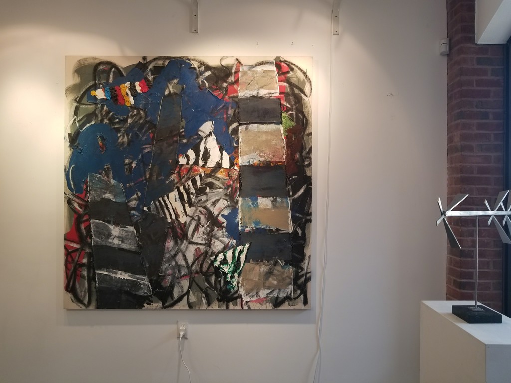 Michael Goldberg, "San Paolo in Trono" 1991, oil on canvas, 67" x 66" Michael Goldberg, "San Paolo in Trono" 1991, oil on canvas, 67" x 66"