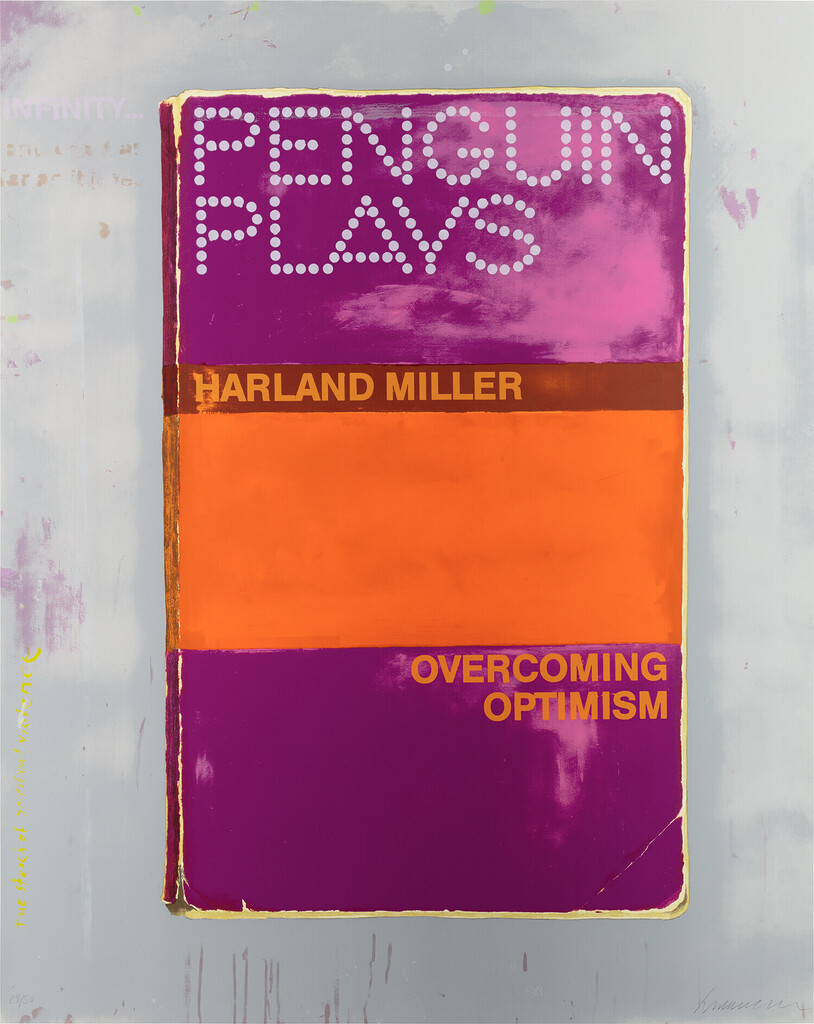 Harland Miller - Overcoming Optimism, from Penguin Plays