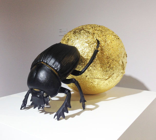 Sam Jinks, ‘Kheper’, 2018, Sculpture, Polyester, resin, silicoone, hair, 24 karat gold, Sullivan+Strumpf