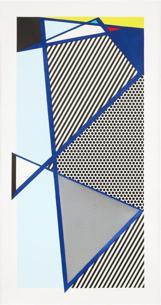 Roy Lichtenstein - Imperfect, for B.A.M., from The Brooklyn Academy of Music 125th Anniversary Portfolio (Corlett 218)