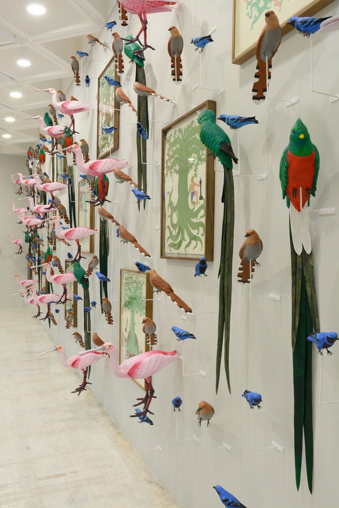 Installation view of "Special Project: Eduardo Sarabia. Celebrations and Other Feathered Serpent" at Museo Tamayo, Mexico City (2016). © Paolo Montalvo. Courtesy of Museo Tamayo Installation view of "Special Project: Eduardo Sarabia. Celebrations and Other Feathered Serpent" at Museo Tamayo, Mexico City (2016). © Paolo Montalvo. Courtesy of Museo Tamayo