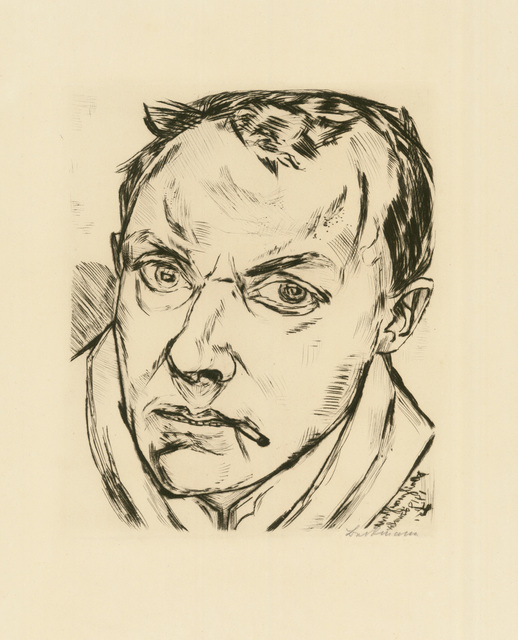 Max Beckmann, ‘GROSSES SELBSTBILDNIS’, 1919, Jörg Maass Kunsthandel