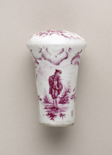 Meissen Porcelain Factory, ‘Cane handle’, 1737-1741, Design/Decorative Art, Porcelain, enamel, gilding, Cooper Hewitt, Smithsonian Design Museum