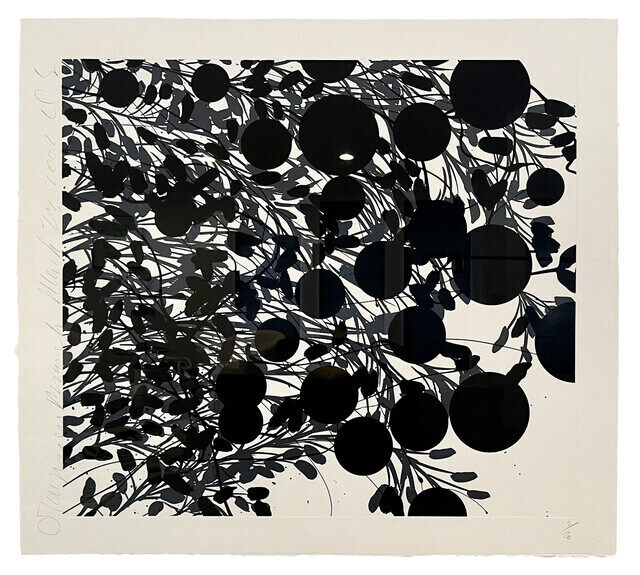 Donald Sultan - Oranges on Branches, March 23, 2002