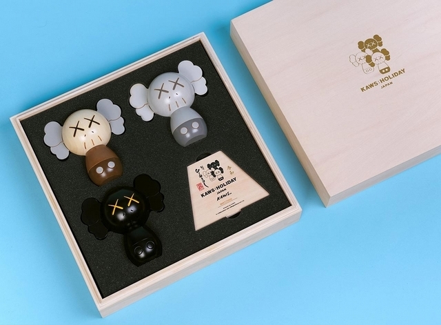 KAWS, ‘KAWS: HOLIDAY Japan Kokeshi Doll Set’, 2019, Sculpture, Wood, Der-Horng Art Gallery