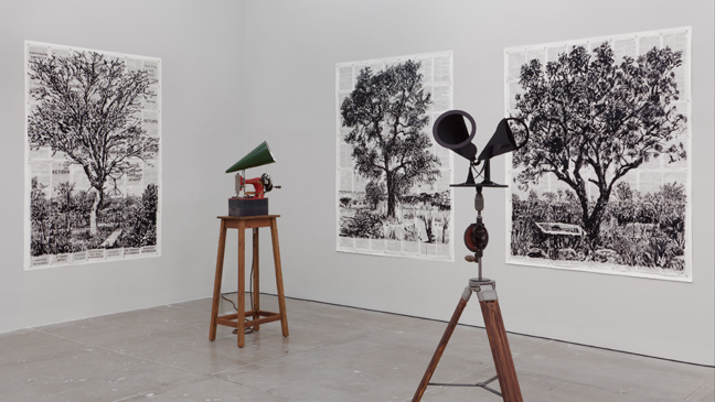William Kentridge: Second-hand Reading, Installation View, Marian Goodman Gallery, New York, September 17 - October 26, 2013 William Kentridge: Second-hand Reading, Installation View, Marian Goodman Gallery, New York, September 17 - October 26, 2013