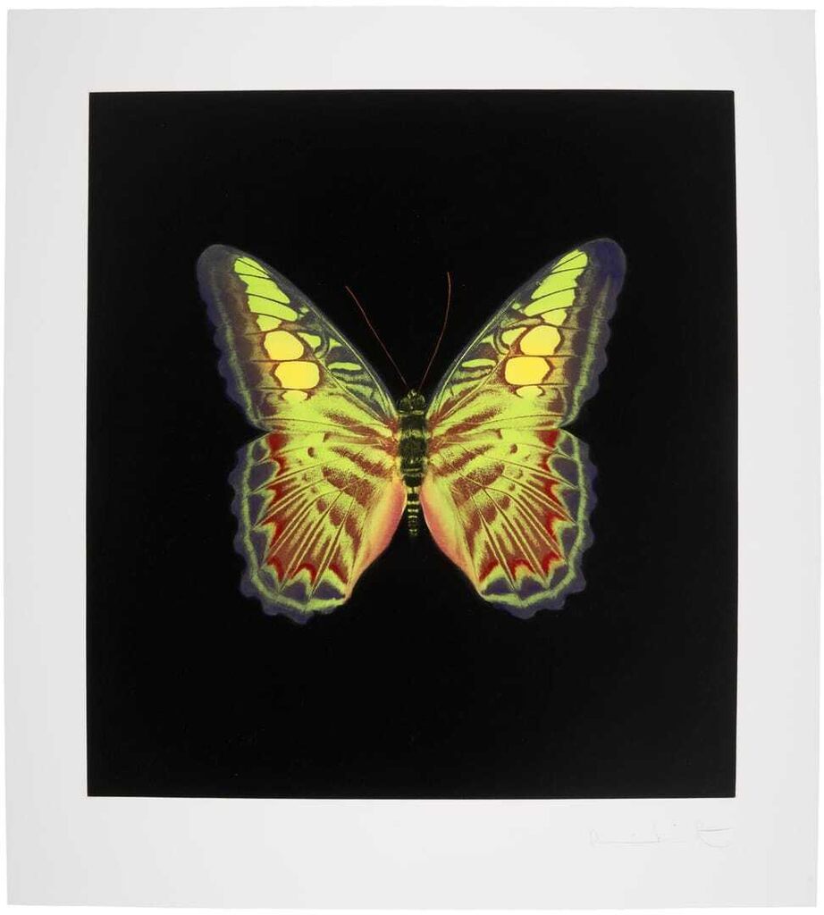 Damien Hirst - The Souls on Jacob's Ladder Take Their Flight: one print