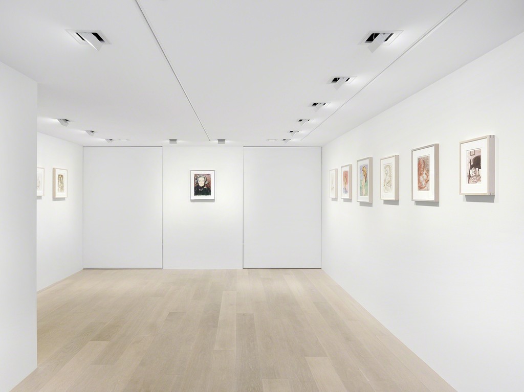 Installation view. Artwork © John Currin. Photo: Annik Wetter. Courtesy Gagosian. Installation view. Artwork © John Currin. Photo: Annik Wetter. Courtesy Gagosian.