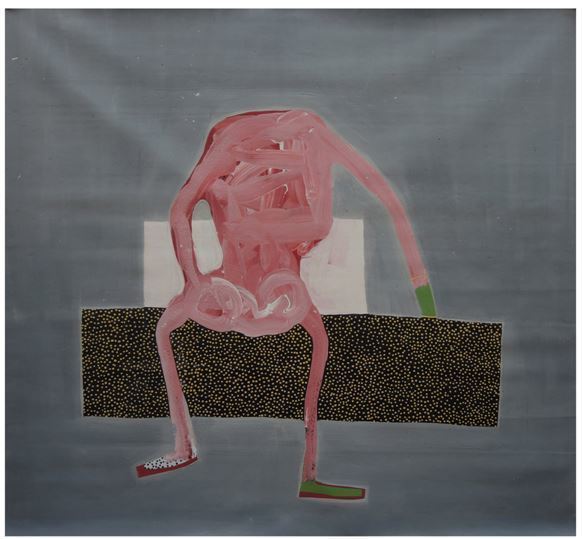 Amadou Sanogo, ‘Boxeur sans tête’, 2016, Painting, Acrylic on canvas, Magnin-A