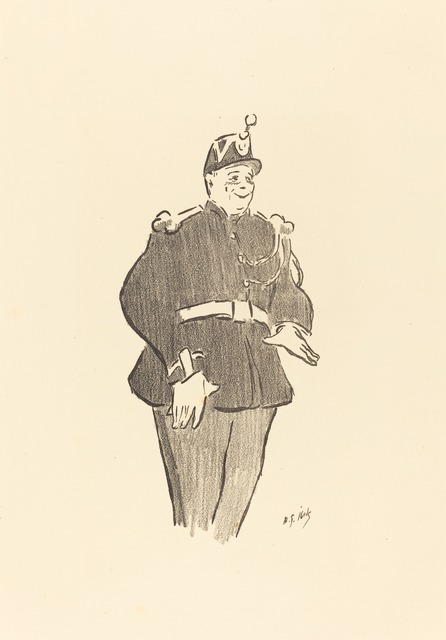HenriGabriel Ibels Gendarme (1893) Artsy