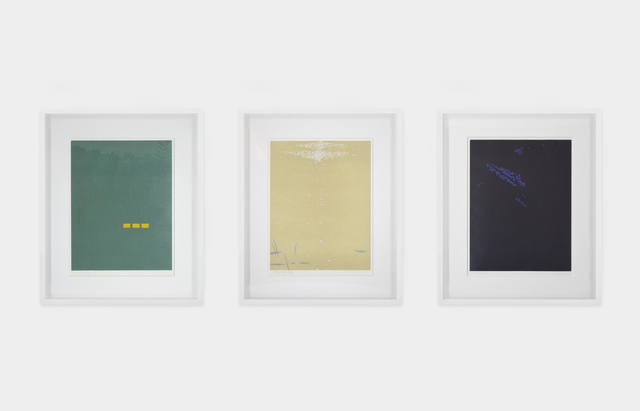 Alex Katz, ‘Triptych: Northern Landscape (Fog, Bright Light, Night)’, 1992, Heather James Fine Art Gallery Auction