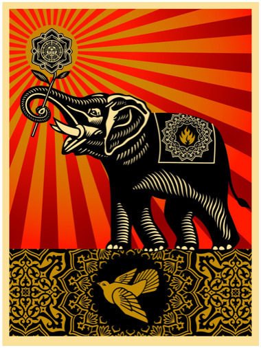 Shepard Fairey (OBEY), ‘Peace Elephant’, 2011, EHC Fine Art Gallery Auction