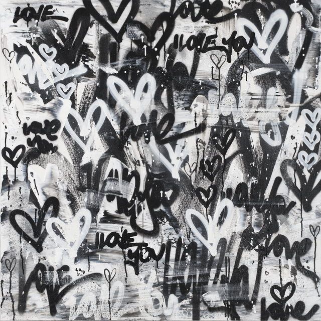 Amber Goldhammer, ‘Little Love Nugget’, 2021, Painting, Acrylic, Spray, Latex, Ink on Canvas, Ethos Contemporary Art