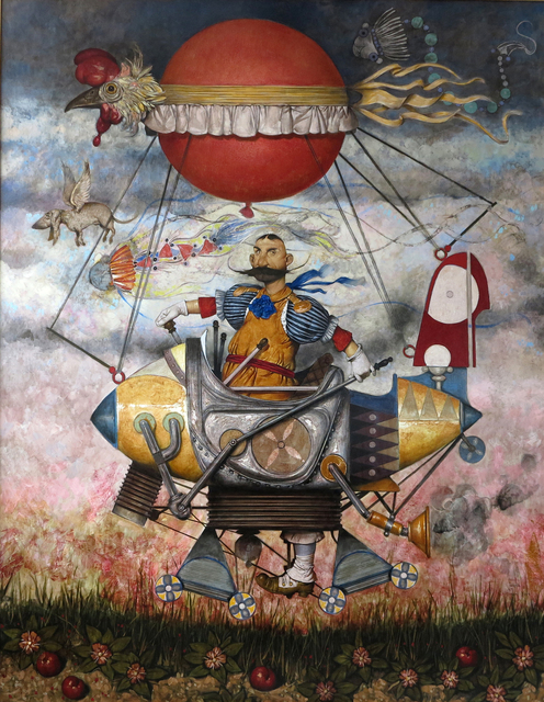 Daron Mouradian, ‘“Traveler” / “Seyyah”’, 2013, Painting, Oil on canvas, Galeri 77