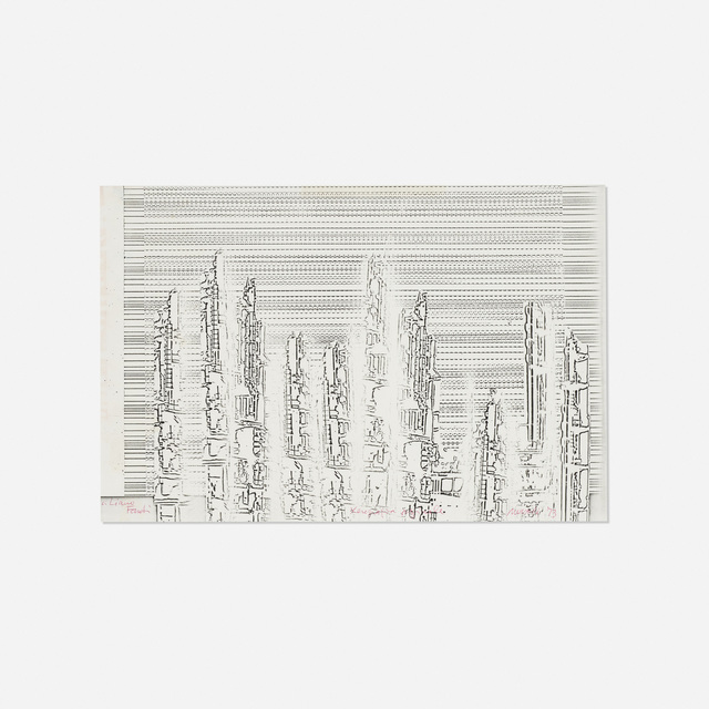 Bruno Munari, ‘Xerografia’, 1973, Drawing, Collage or other Work on Paper, Xerox-printed ink on paper, Rago/Wright