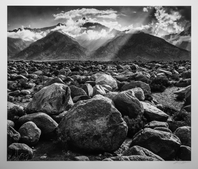 Ansel Adams, ‘Mt. Williamson, Sierra Nevada, from Manzanar’, ca. 1945, Photography West Gallery