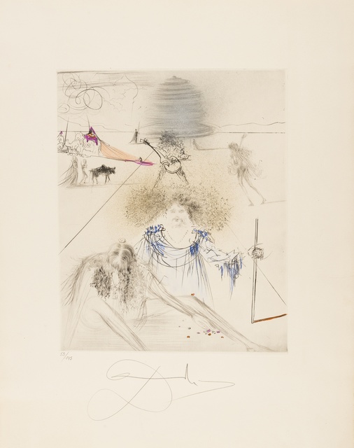 Salvador Dalí, ‘The Old Hippy (Field 69-13A; M&L 384a)’, 1969-1970, Forum Auctions
