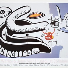 Jean-Michel Basquiat, F U Dentures  (1997)