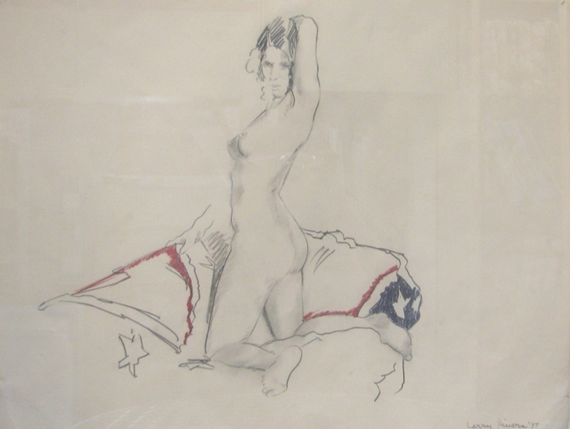 Larry Rivers, ‘Sheila’, 1977, Drawing, Collage or other Work on Paper, Prismacolor und graphite on paper, Galerie Ernst Hilger