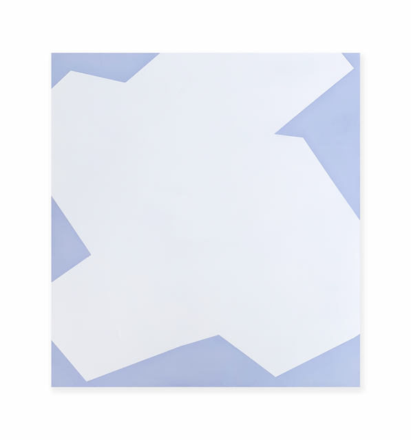 Jeff Kellar, ‘Shade Blue 2’, 2019, Painting, Resin, clay and pigment on aluminum composite panel, Richard Levy Gallery