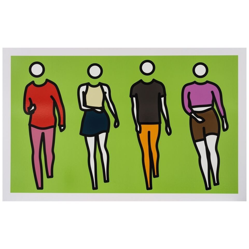 Julian Opie - Dance 2, from Dance Synced