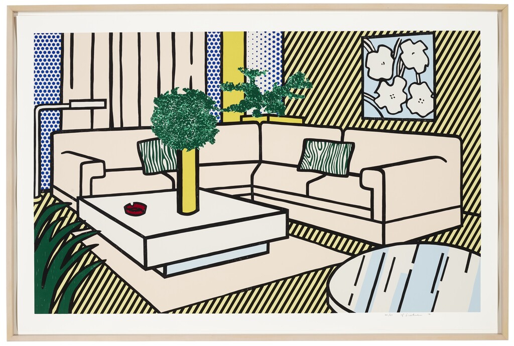 Roy Lichtenstein - Yellow Vase, from Interior Series