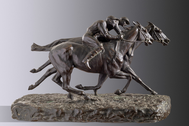 Jean Louis Brown, ‘By only a head of a pureblood race colt’, ca. 1900, Tazart