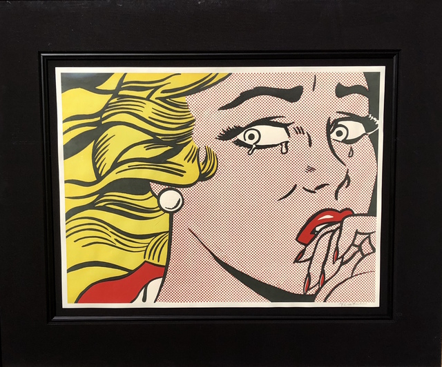 Roy Lichtenstein, ‘Crying Girl’, 1963, Print, Offset lithograph on paper, Gallery HAAS & GSCHWANDTNER