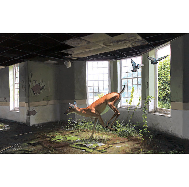 Josh Keyes, ‘"Faun In The Afternoon"’, 2016, New Union Gallery