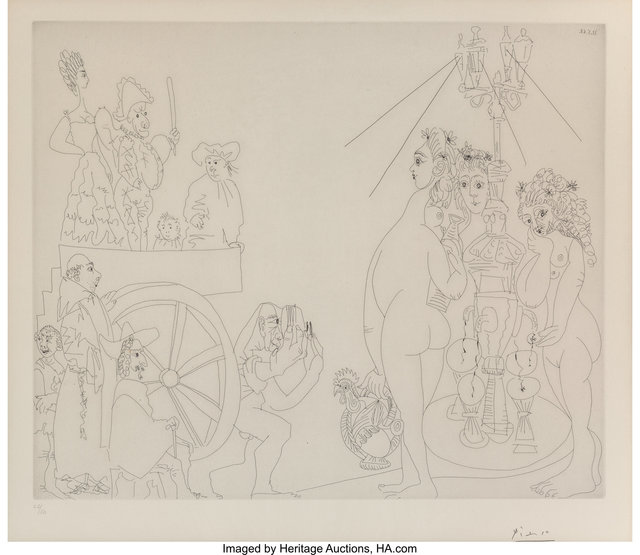 Pablo Picasso, ‘Pl. 181, from 347 series’, 1968, Heritage Auctions
