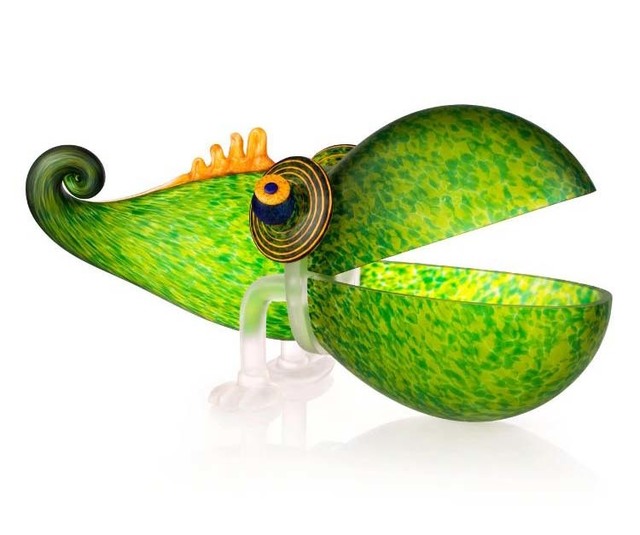 Borowski Glass, ‘Chameleon, Large Bowl: 24-01-35’, 2018, Art Leaders Gallery