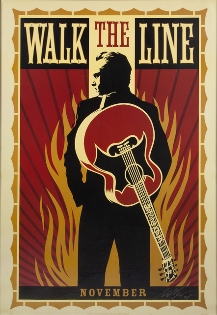 Shepard Fairey (OBEY), ‘Johnny Cash: Walk the Line’, 2005, Julien's Auctions