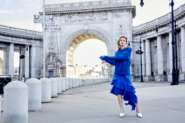 Sophie Elgort, ‘Paige by the Manhattan Bridge, VOGUE Thailand’, 2016, Staley-Wise Gallery