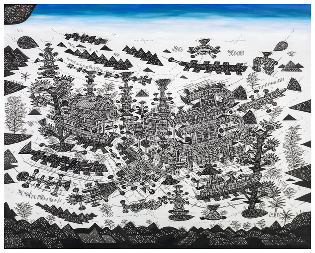 Shu-Kai Lin, ‘Balcony City Civilization-The lost tribe’, 2016, Der-Horng Art Gallery