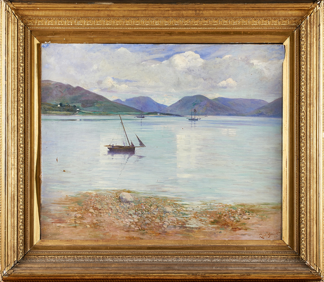 Robert Clouston Young, ‘Untitled (Ardmaleish Point, Scotland)’, 1895, Painting, Oil on canvas, Rago/Wright
