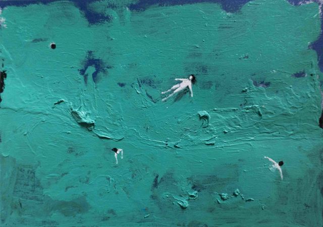 Tiz Creel, ‘If humans were fish’, 2020, Painting, Mixed media on paper, SEAGER