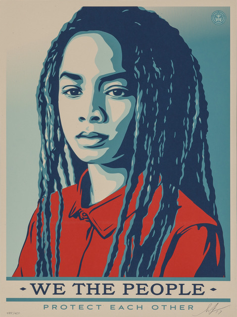 Shepard Fairey (OBEY), ‘We the people - Protect Each Other’, 2017, Rudolf Budja Gallery
