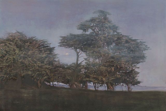 Michelle Jung, ‘Fogged In ~ Lighthouse Point, Santa Cruz, CA’, 2018, The Guild of Boston Artists
