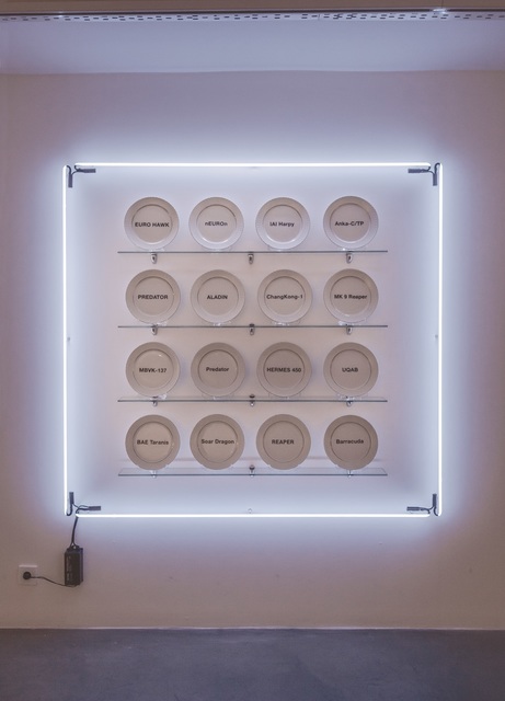 Ludovic Bernhardt, ‘Drones dresser (16 drones on plates)’, 2014, Sanatorium