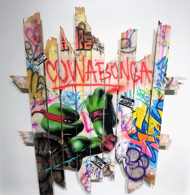 Onemizer, ‘Cowabunga ’, 2019, Galerie Montmartre