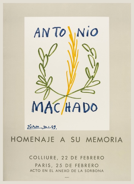 Pablo Picasso, ‘Antonio Machado (CZW.156)’, 1959, Forum Auctions