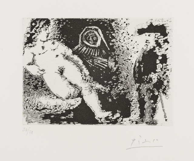 Pablo Picasso, ‘Procuress, Reclining Nude and Old Man (from 347 Series) (Bloch 1588)’, 1968, Forum Auctions