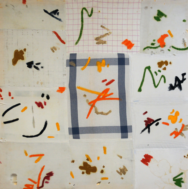 Gerard Torres, ‘Autorepresentación’, 2018, Painting, Acrylic on different fabrics made by machine as patchwork, HABA GALLERY