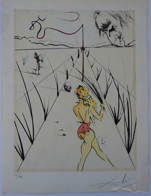 Salvador Dalí, ‘La Venus aux Fourrures The Lane of The Birches’, 1968, Print, Etching, Fine Art Acquisitions Dali