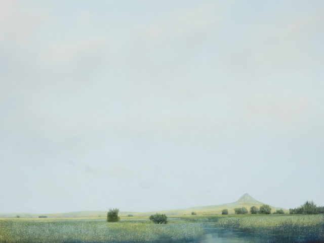 Peter Brooke, ‘Prairie Cairn’, 2018, Painting, Oi on panel, Gallery NAGA
