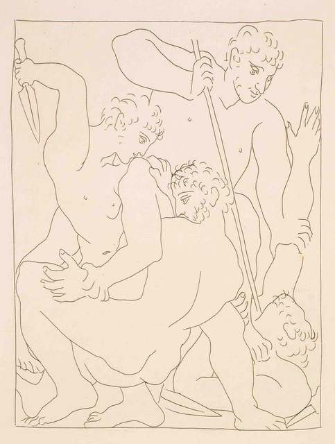 Pablo Picasso, ‘Combat pour Andromède entre Persée et Phinée - From "Les Métamorphoses d'Ovide"’, 1931, Wallector